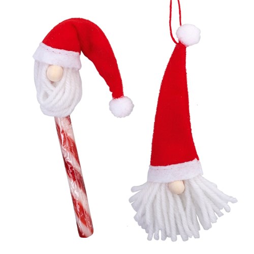 Mini Felt Santa Hats - Pack of 10