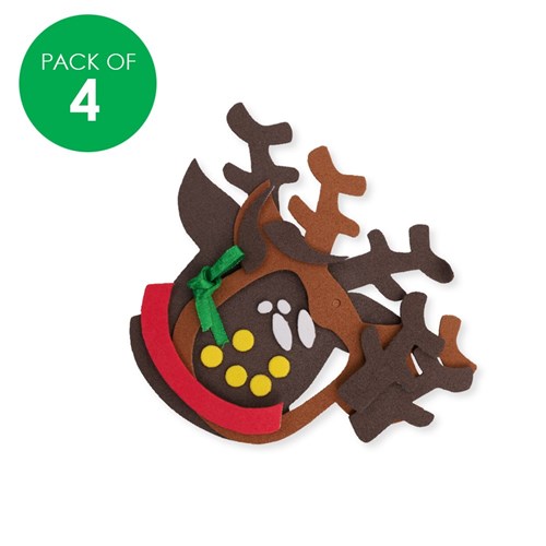 Foam Christmas Character Frames CleverKit Multi Pack - Pack of 4