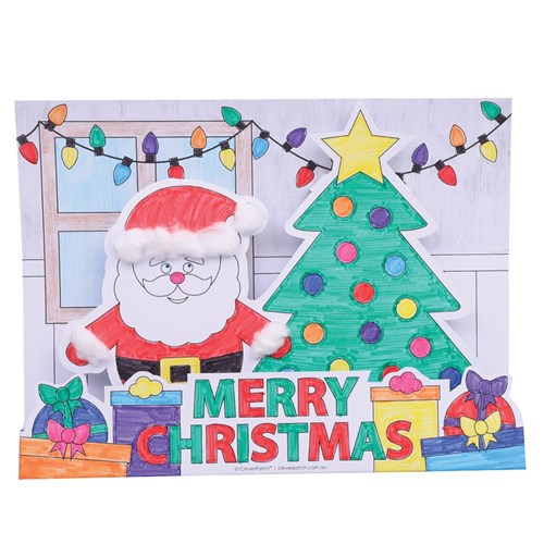3D Cardboard Christmas Scenes - Pack of 10