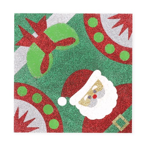 Christmas Collaboration Sticky Art Shapes - Pack of 10