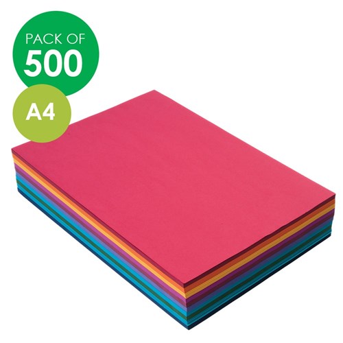 Hot & Cold Coloured Paper - A4 - Pack of 500