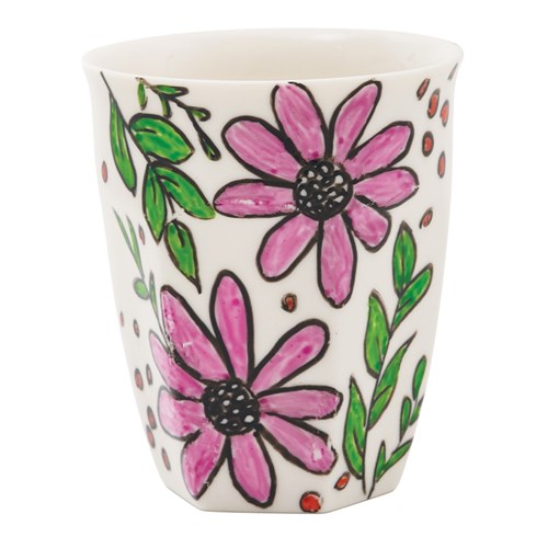 Porcelain Latte Mugs - Pack of 6