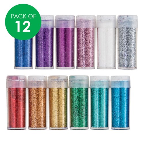 Bio-Glitter - 10g - Pack of 12 Colours