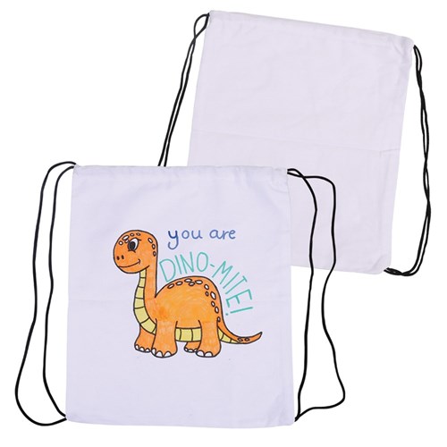 Cotton Drawstring Backpack - Each