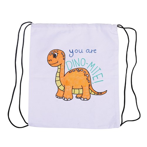 Cotton Drawstring Backpack - Each
