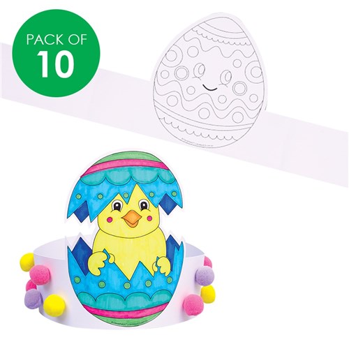 Cardboard Easter Head Bands - Pack of 10