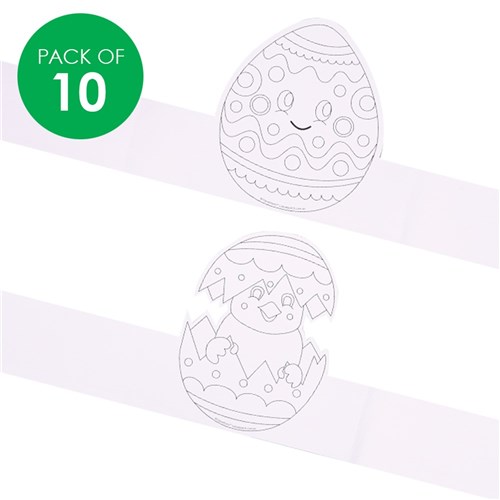 Cardboard Easter Head Bands - Pack of 10