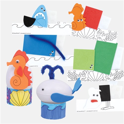 Beach Animal Decorations - Pack of 10