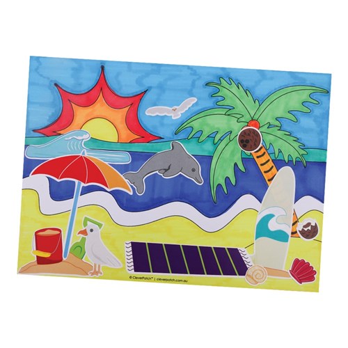 Sticker Scenes - Beach - Pack of 10