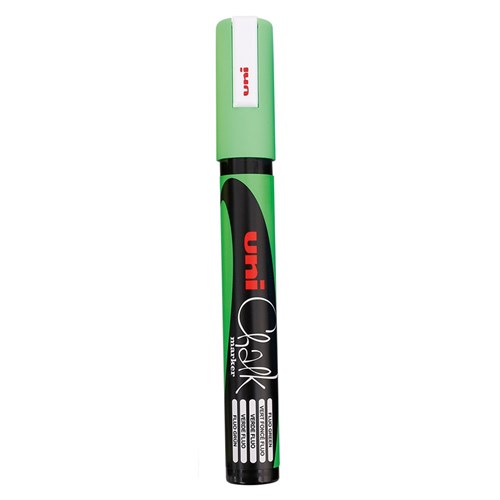 Uni Liquid Chalk Marker - Bullet Tip - Green