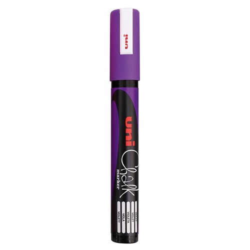 Uni Liquid Chalk Marker - Bullet Tip - Purple