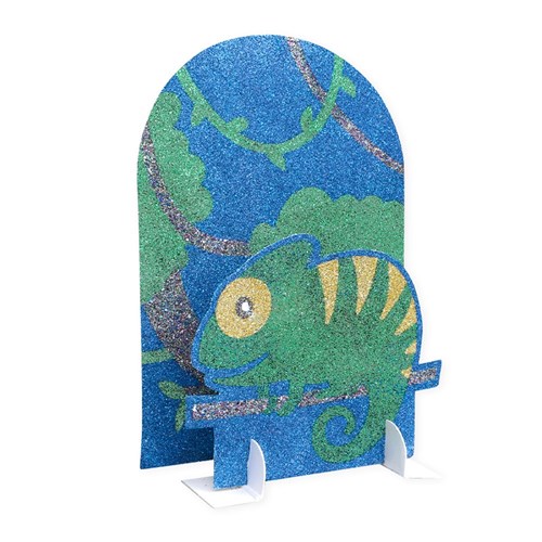 3D Sticky Art Scenes - Jungle Animals - Pack of 12