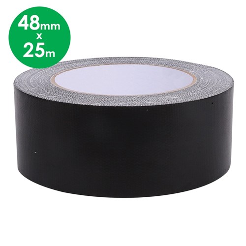 Cloth Tape - Black - 48mm x 25m