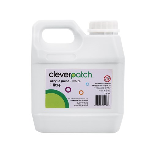 CleverPatch Acrylic Paint - White - 1L