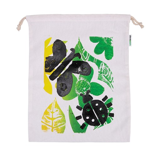 Large Cotton Drawstring Bags - Pack of 10