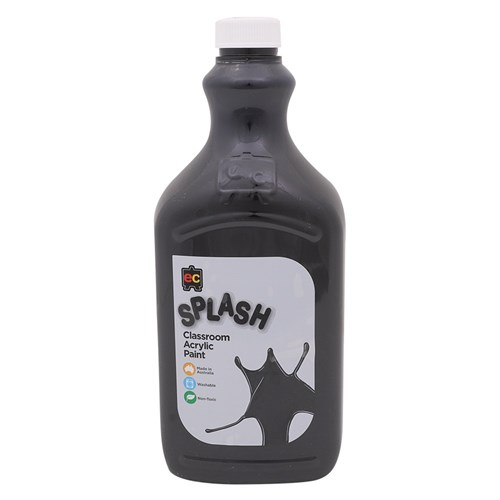Splash Acrylic Paint - Black - 2L