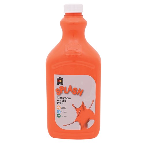 Splash Acrylic Paint - Orange - 2L