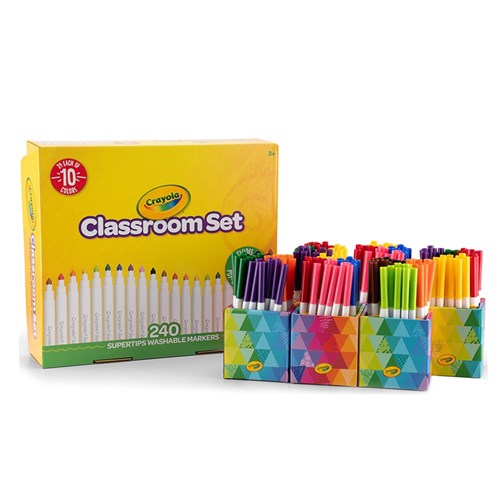 Crayola Super Tips Washable Markers Classpack - Pack of 240