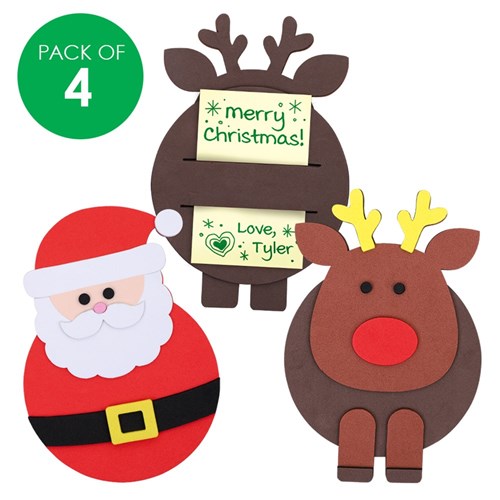Foam Christmas Characters CleverKit Multi Pack - Pack of 4