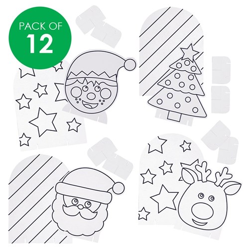 3D Sticky Art Scenes - Christmas - Pack of 12