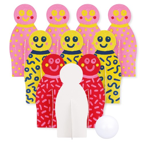 Cardboard Skittles Game - Each Set