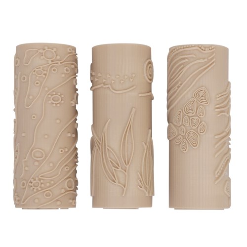 Aboriginal Connecting to Country Rollers - Pack of 3