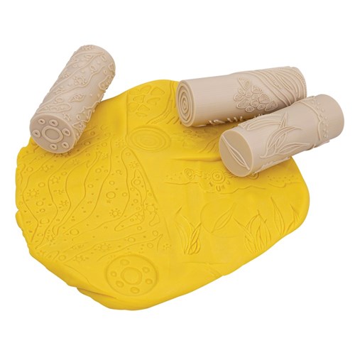 Aboriginal Connecting to Country Rollers - Pack of 3