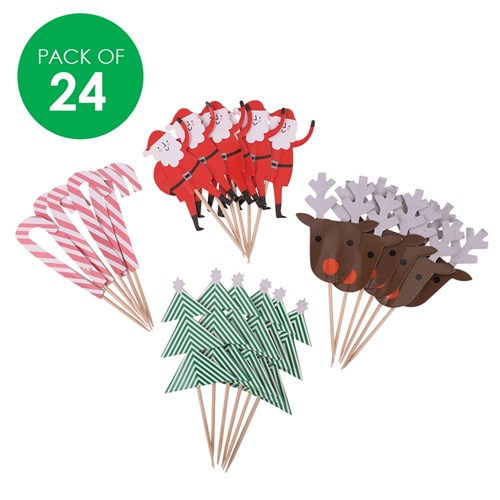 Christmas Picks - Pack of 24
