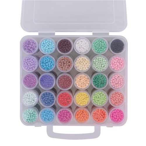 Seed Beads - Assorted Colours - 600g Pack
