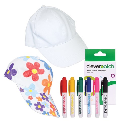 Cotton Cap with Mini Markers