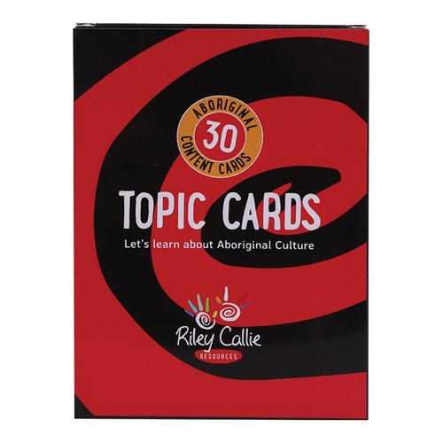 Aboriginal Topic Cards - Pack of 30