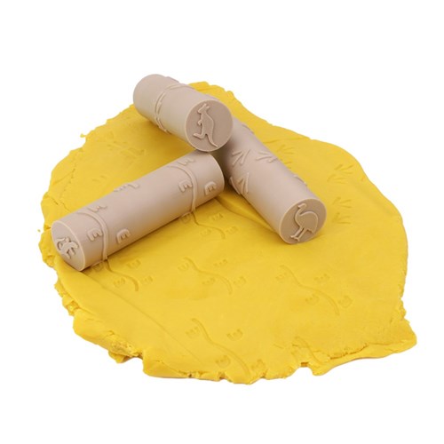 Aboriginal Animal Tracks Rollers - Pack of 3