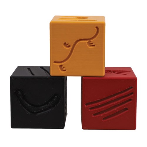 Aboriginal Storytelling Cubes - Pack of 3