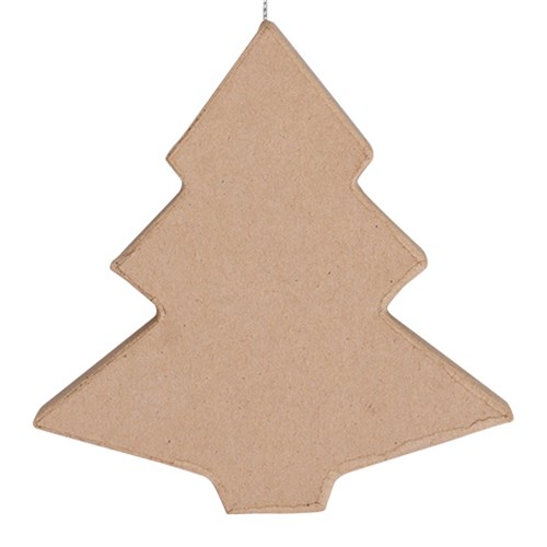 Papier Mache Christmas Tree Ornament