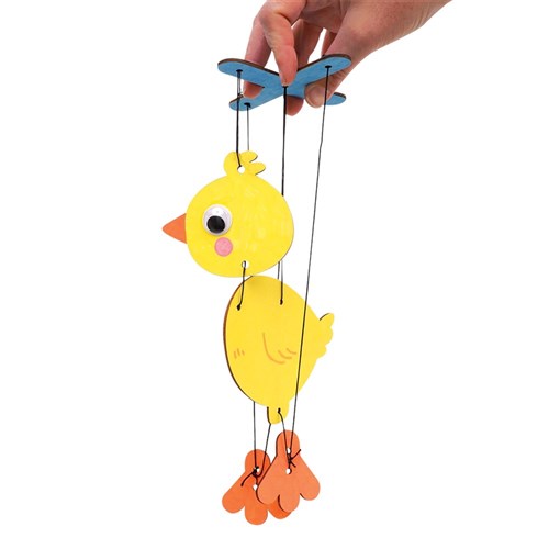 Wooden Marionettes - Chick - Pack of 10