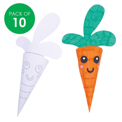 Paper Carrot Treat Holders - Pack of 10