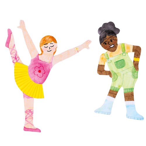 Paper People Shapes - Movement - Pack of 50