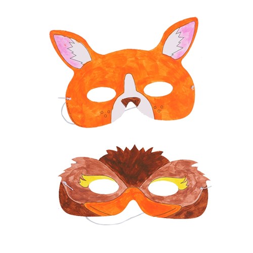 Cardboard Masks - Aussie Animals - Pack of 20