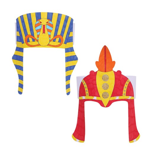 Cardboard Head Bands - Ancient History - Pack of 20