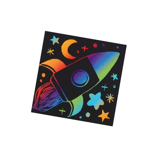 Scratch Board Squares - Pack of 50