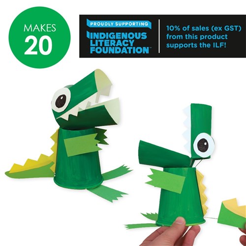 Paper Cup Crocodiles Group Pack