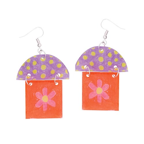 Shrink Film Layered Earrings Group Pack