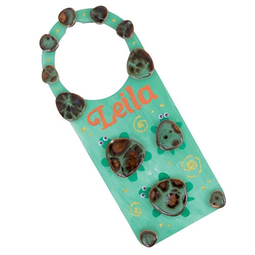 Ceramic Pebble Tiles - Green & Brown - 800g Pack