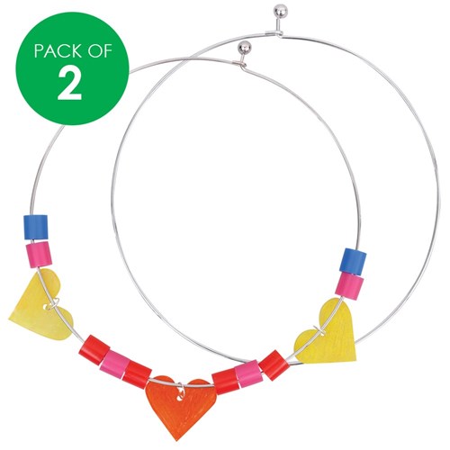 Necklace Rings - Silver - Pack of 2