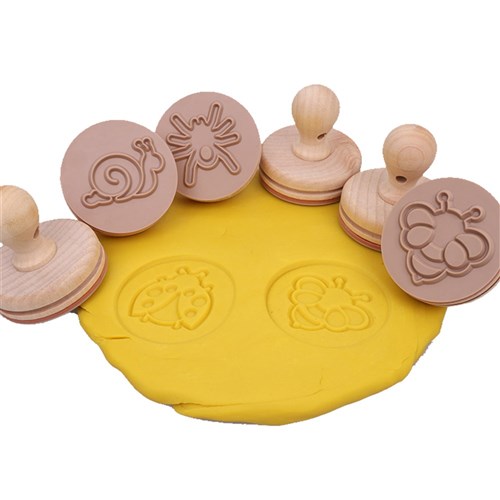 Wooden Stamps - Minibeasts - Pack of 6