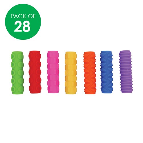 Textured Pencil Grips - Pack of 28