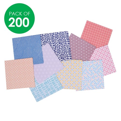 Origami Paper - Double Sided - Pack of 200