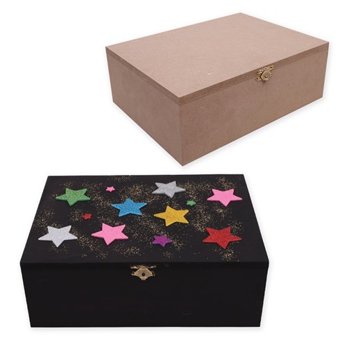 Large Wooden Storage Box - Each