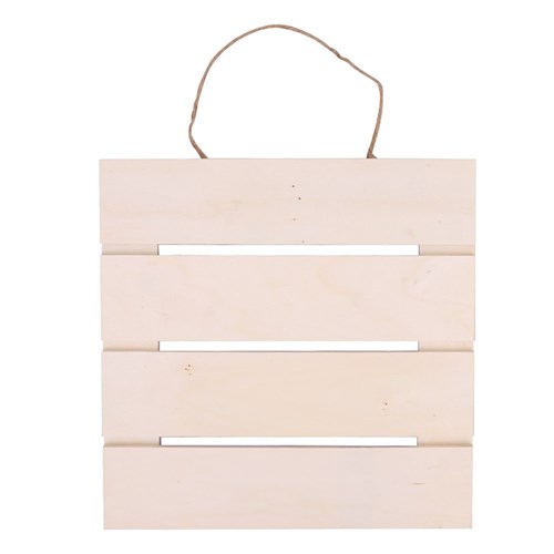 Wooden Slats Sign - Each
