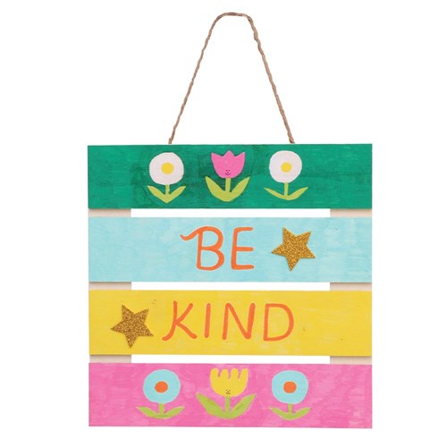 Wooden Slats Sign - Each